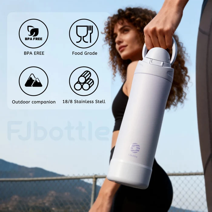 FJBOTTLE - BOTELLA TÉRMICA DE ACERO CON TAPA DE TRITÁN 600ML - 4