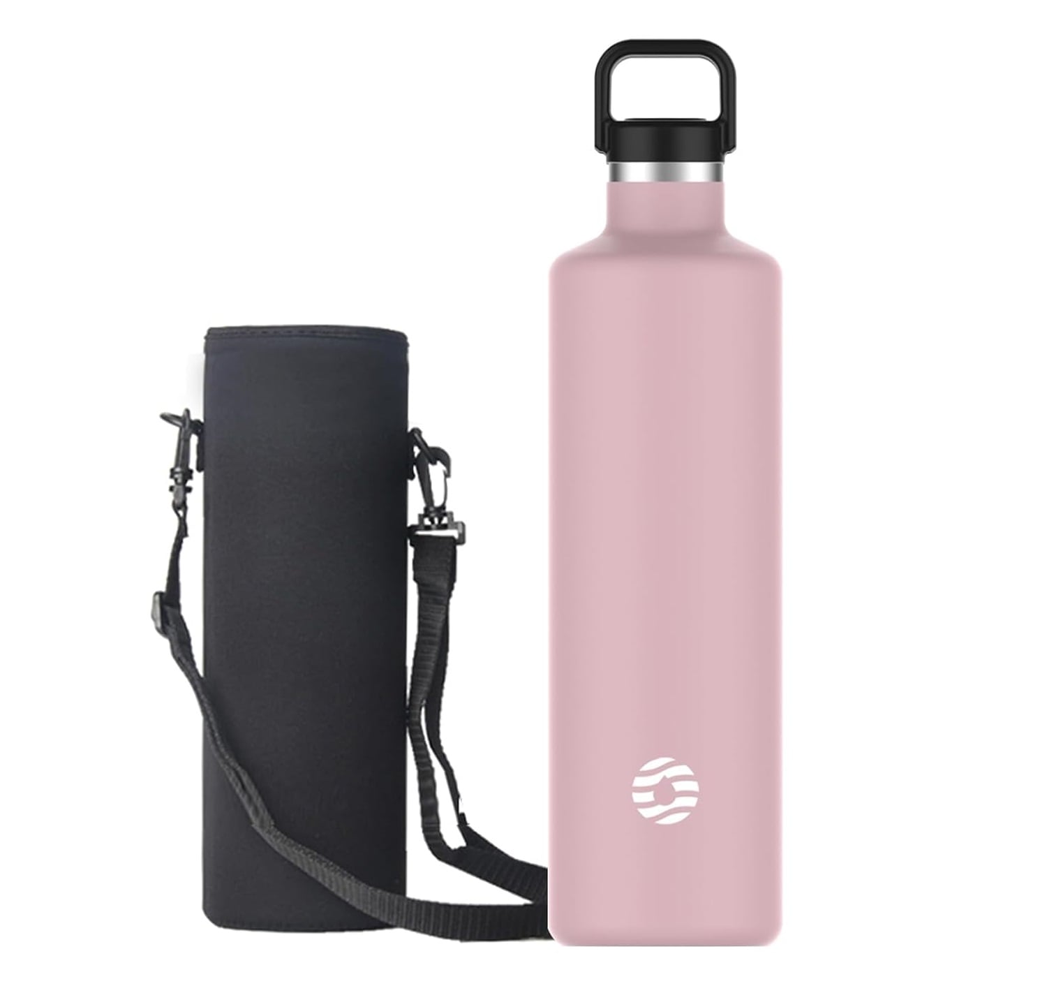 FJBOTTLE - BOTELLA DE AGUA DE 1750ML ACERO INOXIDABLE TÉRMICO DE DOBLE PARED PARA BEBIDAS CALIENTES/FRÍAS CON BOLSA DE TRANSPORTE - 1