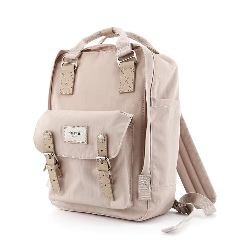 HIMAWARI - MOCHILA ESCOLAR O VIAJE PORTA LAPTOP H188L-78 BEIGE - 1