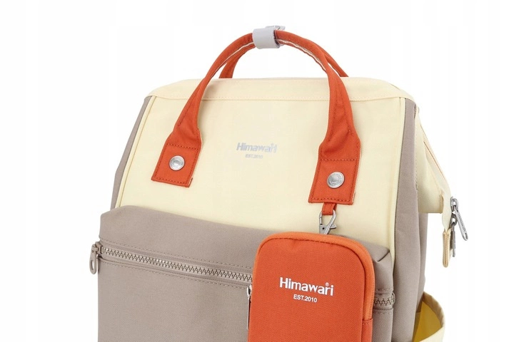 HIMAWARI - MOCHILA YURI LAPTOP 14' #04 - NARANJA - 6