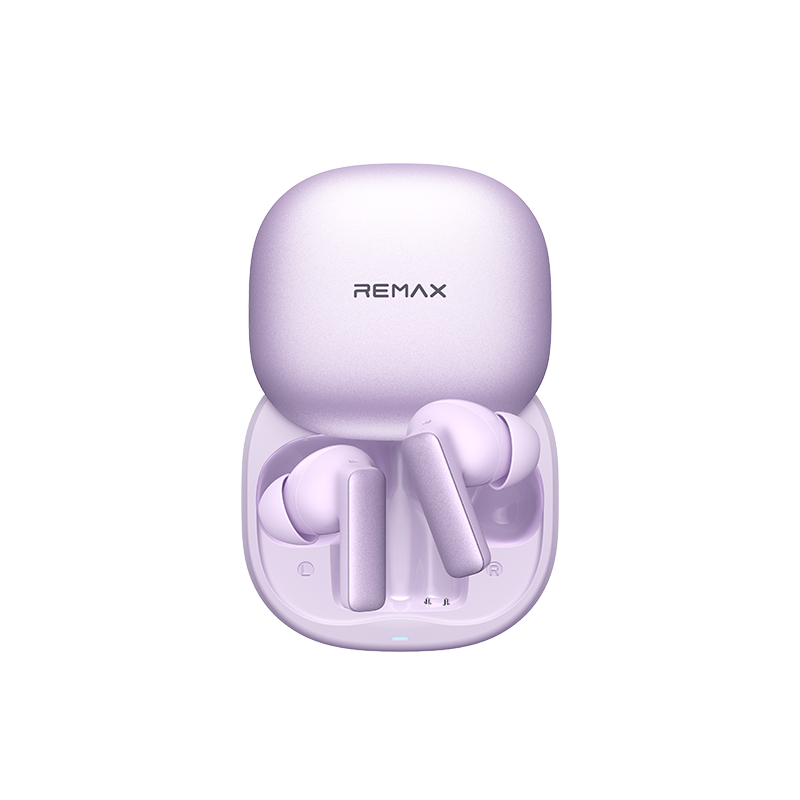 REMAX - AUDÍFONO TWS ANC + ENC BT6.0 TWS-18 PÚRPURA - 1