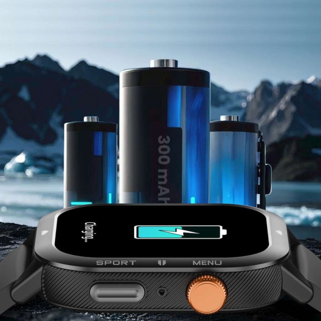 CUBOT - SMARTWATCH RUGGED U1 1.93″ 300 MAH - NEGRO - 5