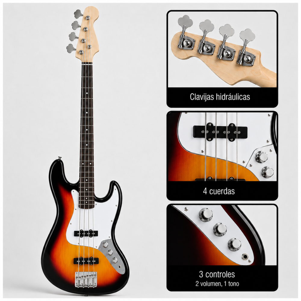 PACK VOZZEX DE BAJO SUNBURST + AMPLIFICADOR 10W - 2