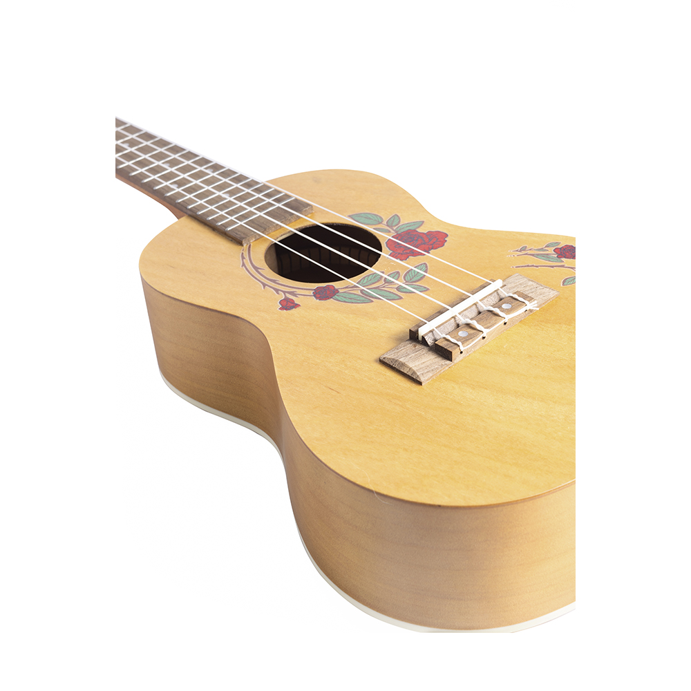 UKELELE CONCIERTO FLOWERS LINE - ROSES - 2