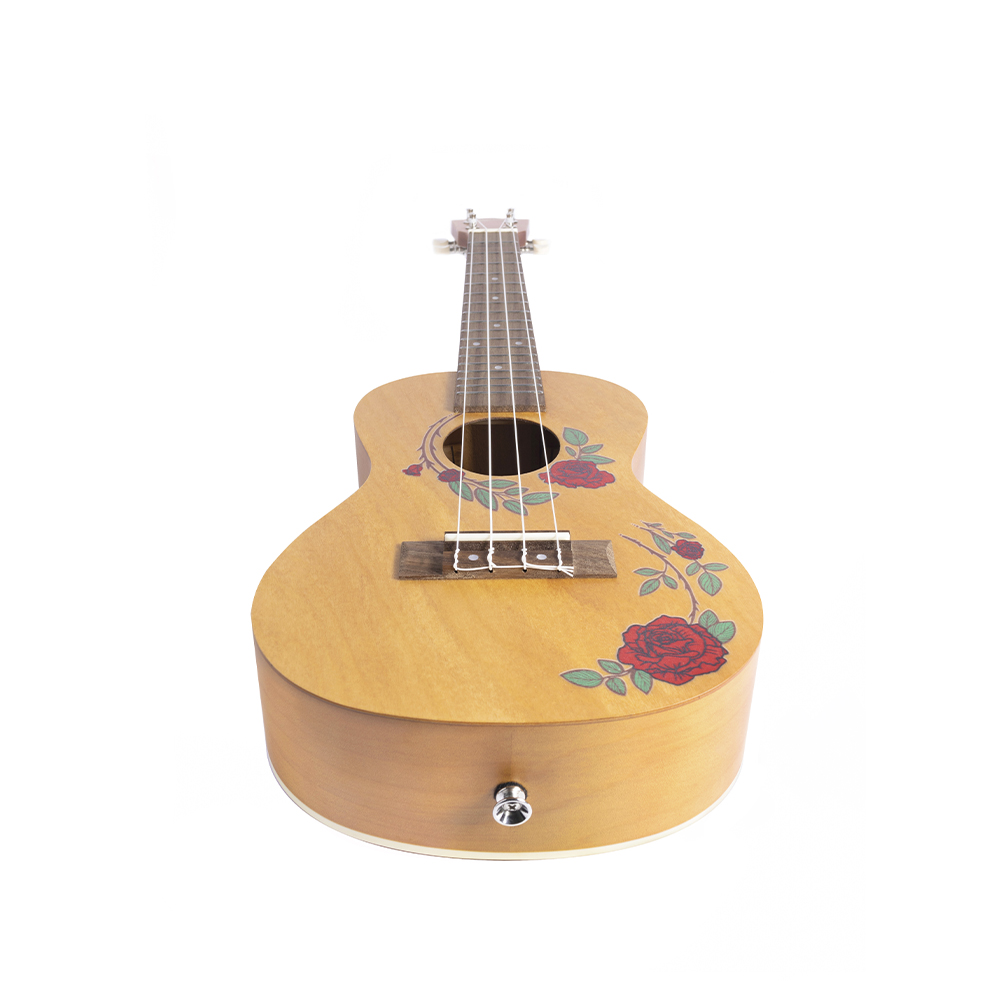 UKELELE CONCIERTO FLOWERS LINE - ROSES - 3