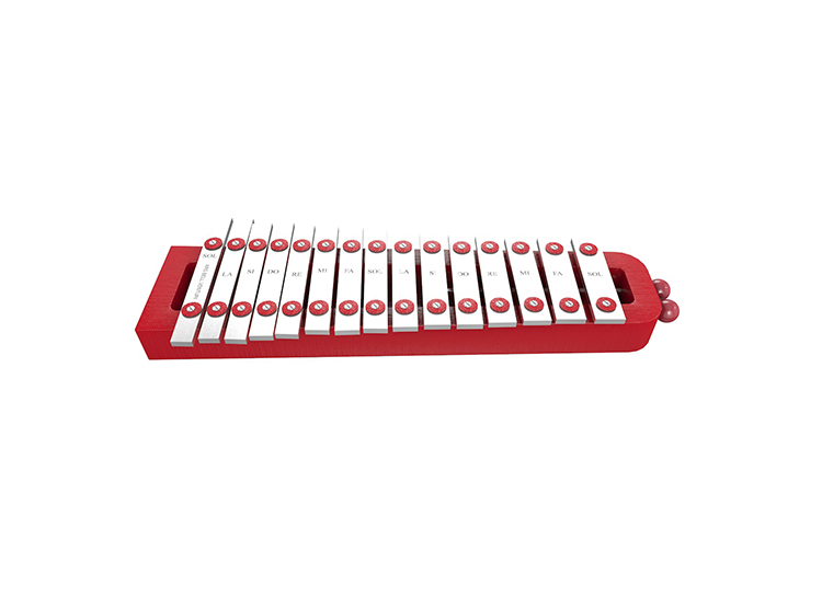 XILÓFONO 2 OCTAVAS ROJO MÁS FUNDA - 2