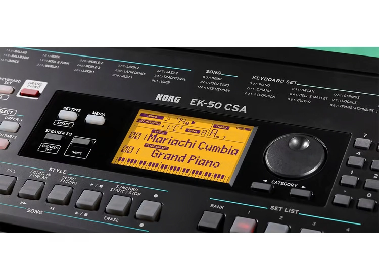 TECLADO EK-50 CSA PACK LATINO AVANZADO - 4