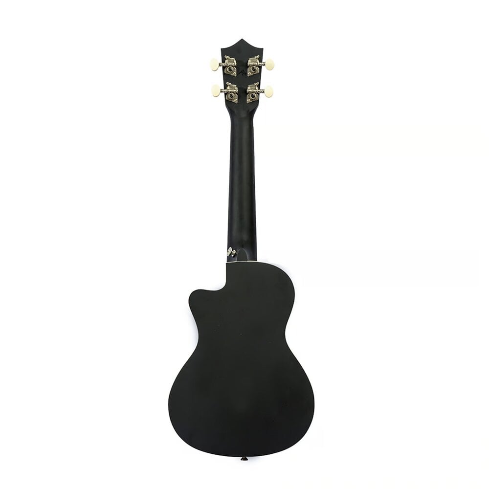 UKELELE CONCIERTO BLACK EDITION - FLOWER & ROLL - 4