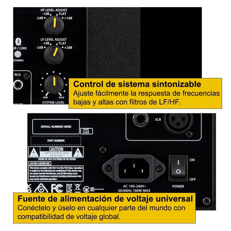 MONITOR KREATE 5 SCARLETT PAR BLUETOOTH - 4