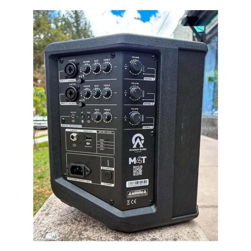 CUSTOM AUDIO PARLANTE BLUETOOTH PORTATIL M4T - 4