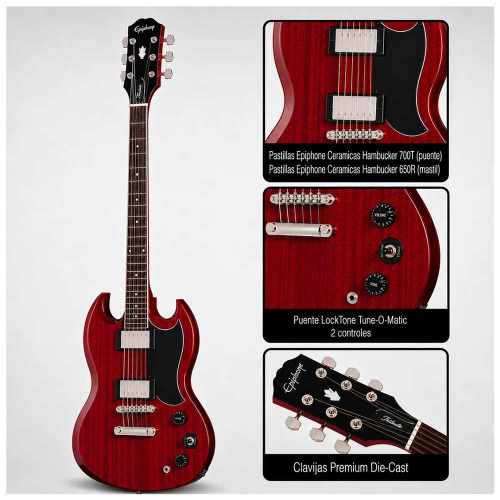 SG TRIBUTE VINTAGE CHERRY - MARSHALL 15W - 2
