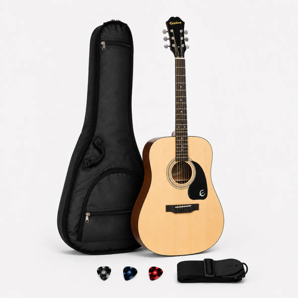 GUITARRA ACUSTICA DR-100 NATURAL PACK - 1