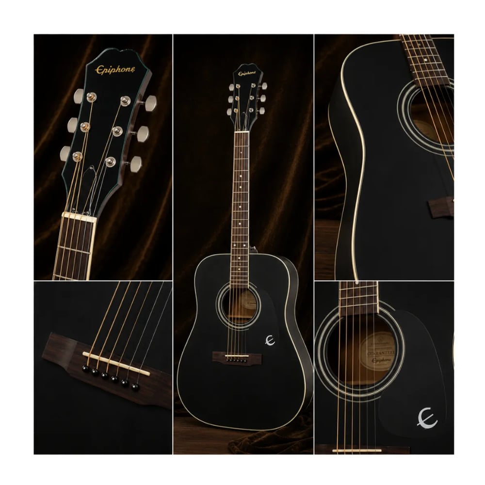 GUITARRA ACUSTICA DR-100 EBONY PACK - 5