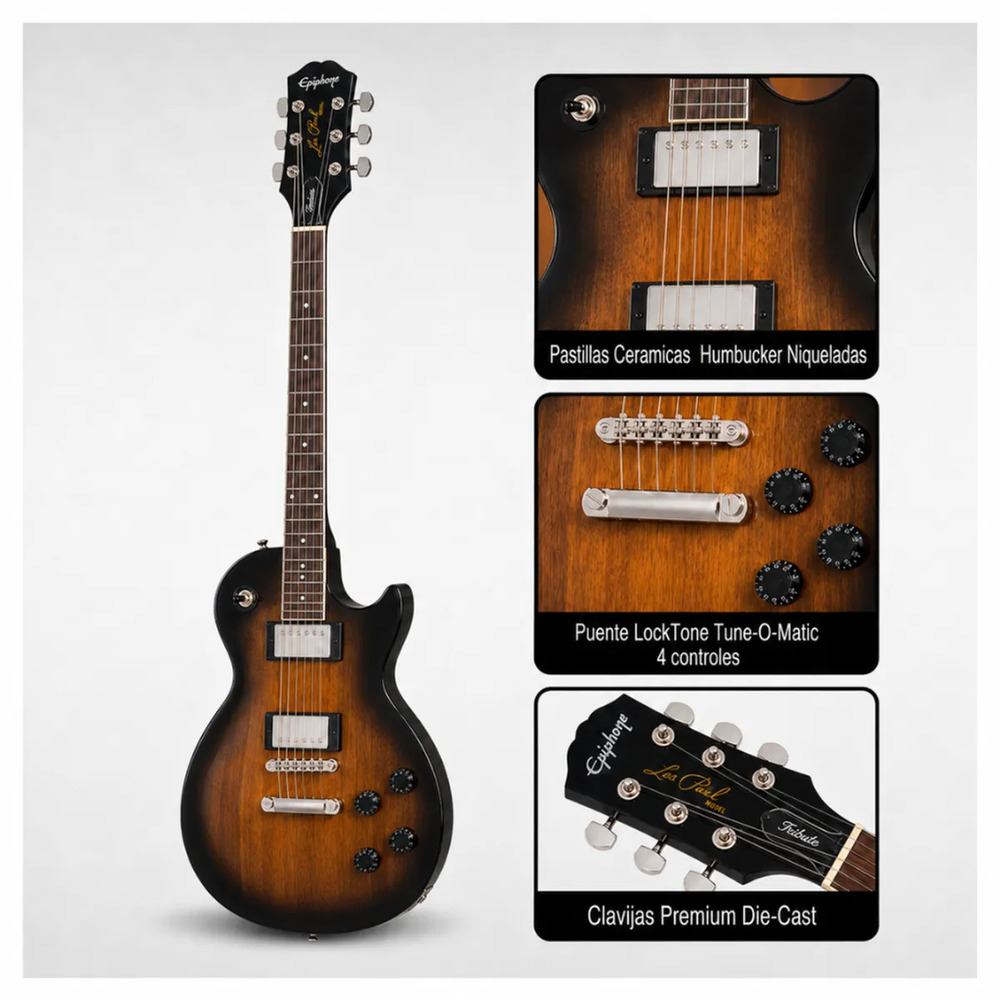 LES PAUL TRIBUTE VINTAGE SUNBURST - MARSHALL 15W - 2