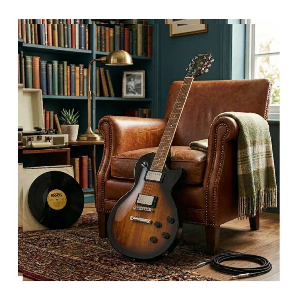 LES PAUL TRIBUTE VINTAGE SUNBURST - MARSHALL 15W - 6