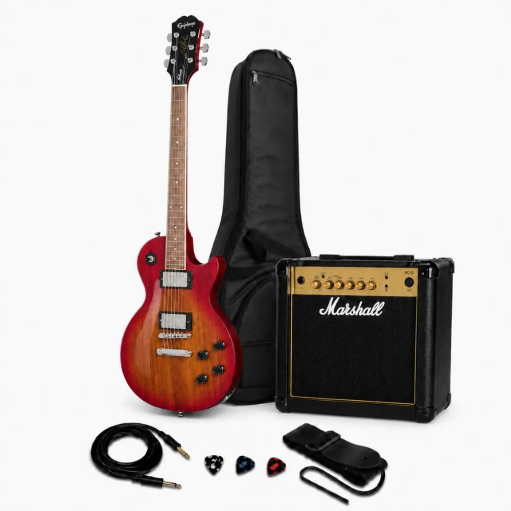 LES PAUL TRIBUTE HERITAGE CHERRY - MARSHALL 15W - 1