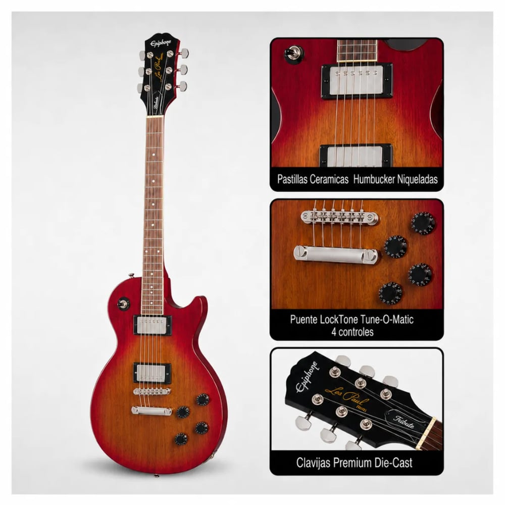LES PAUL TRIBUTE HERITAGE CHERRY - MARSHALL 15W - 2