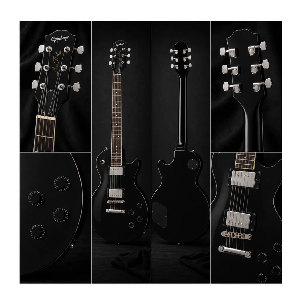 LES PAUL TRIBUTE EBONY - MARSHALL 15W - 5