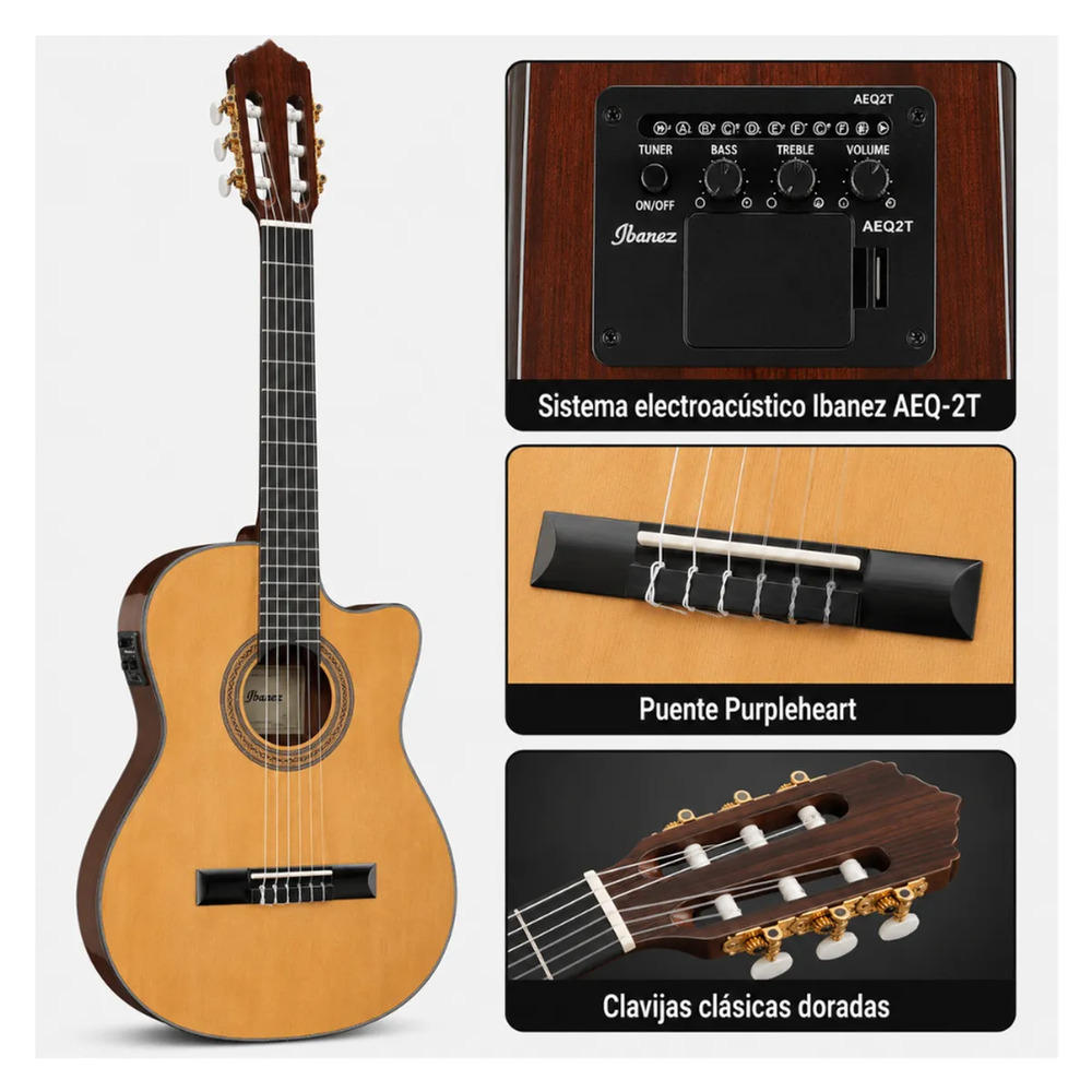 GUITARRA ELECTROACUSTICA GA5TCE AMBER HIGH GLOSS PACK - 2