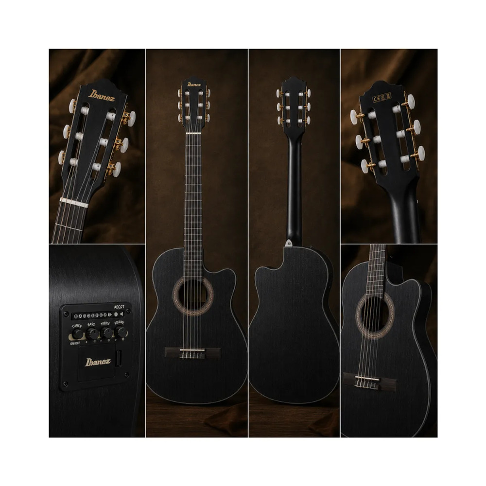 GUITARRA ELECTROACUSTICA GA5MHTCE WEATHERED BLACK OPEN PORE PACK - 5