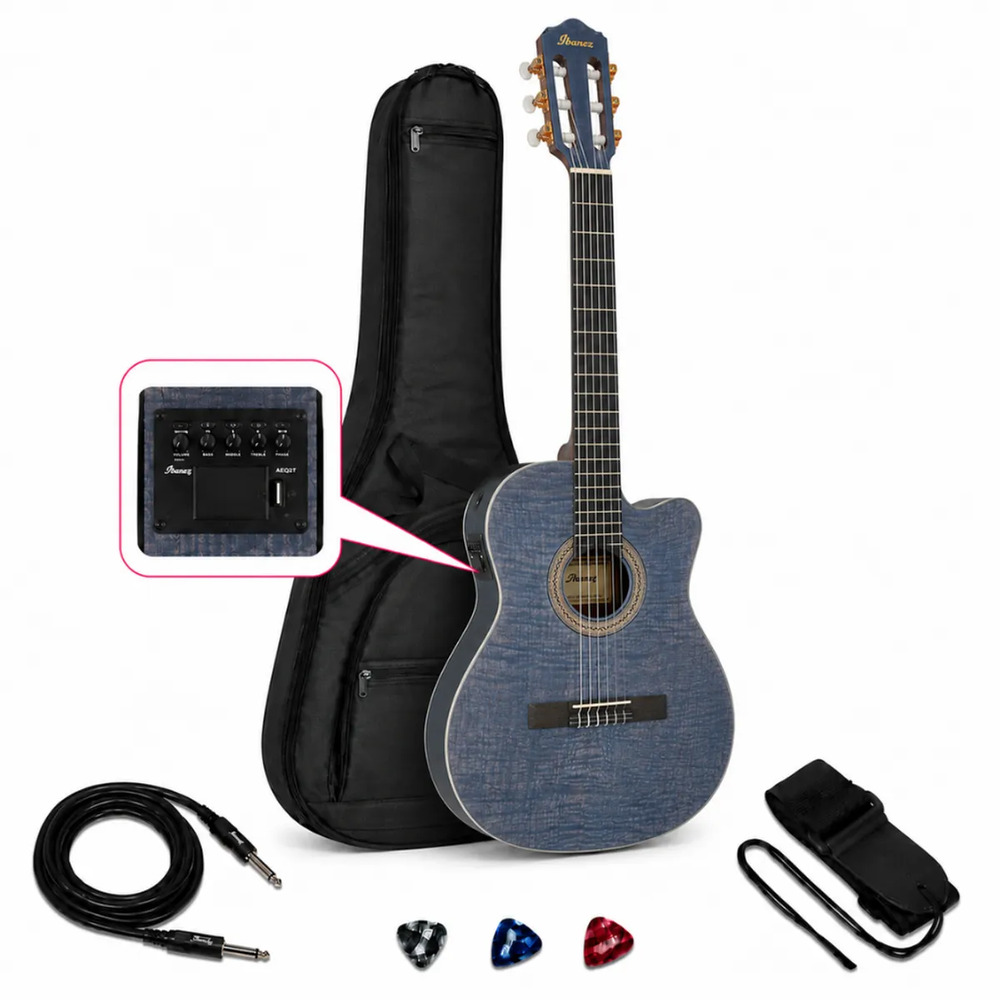 GUITARRA ELECTROACUSTICA GA5FMTCE OPEN PORE BLUEBERRY - 1