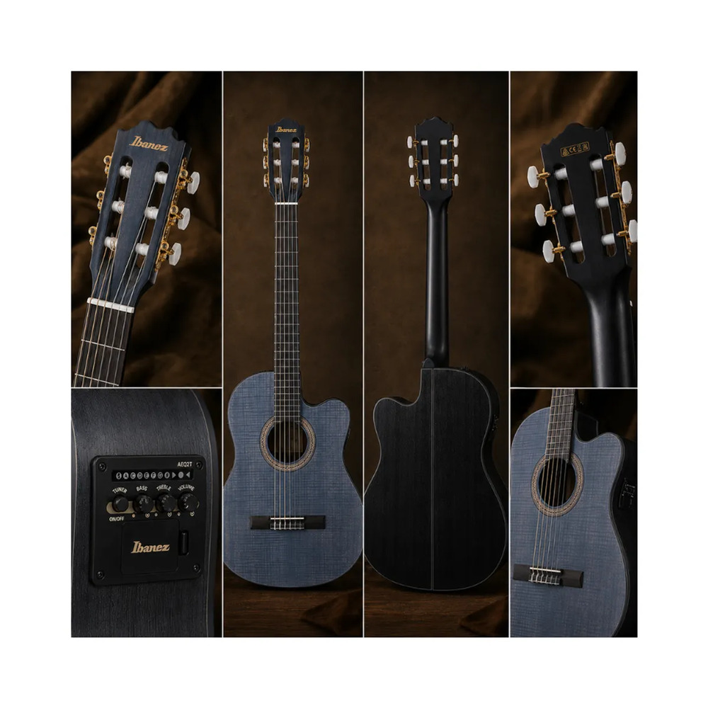GUITARRA ELECTROACUSTICA GA5FMTCE OPEN PORE BLUEBERRY - 5