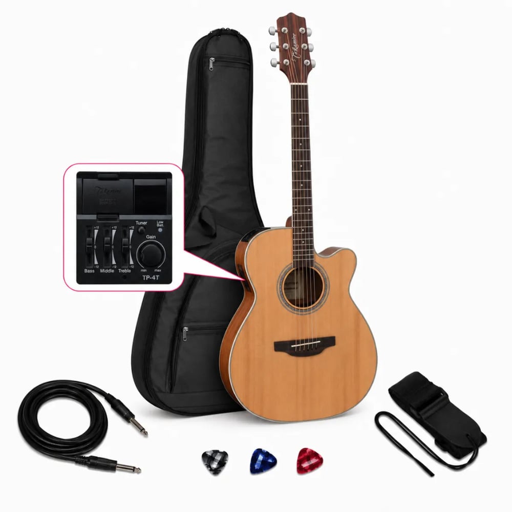 GUITARRA ELECTROACÚSTICA V40CE OPEN PORE NATURAL PACK - 1