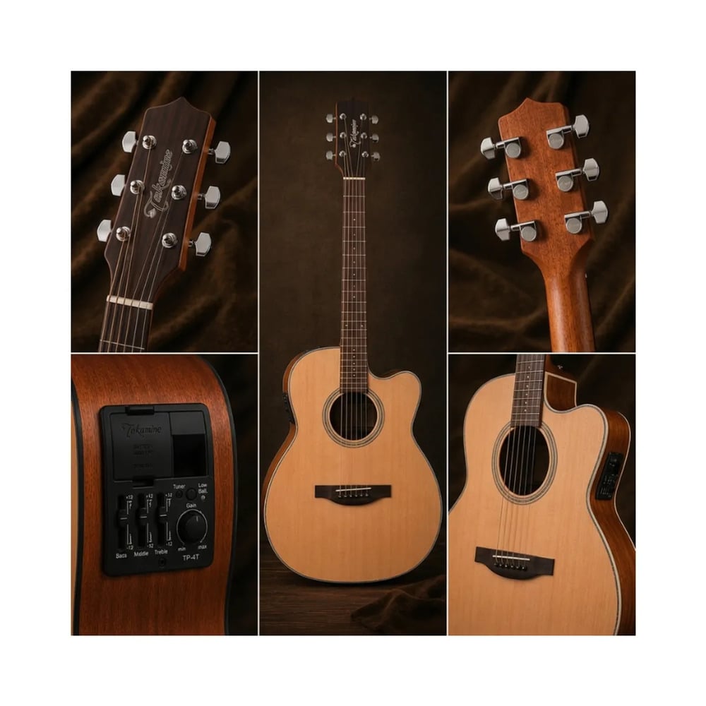 GUITARRA ELECTROACÚSTICA V40CE OPEN PORE NATURAL PACK - 5