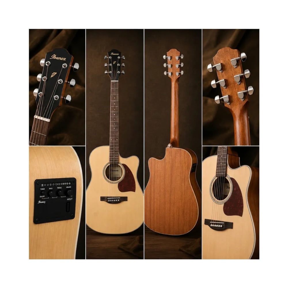 GUITARRA ELECTROACÚSTICA PF16WCE NATURAL HIGH GLOSS PACK - 5