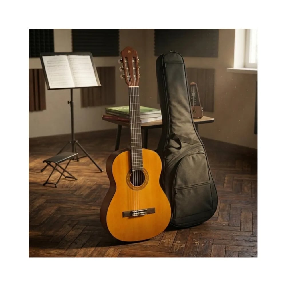 GUITARRA CLÁSICA YAMAHA C40 ELECTROACÚSTICA - 5