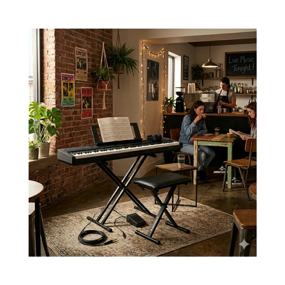 PIANO DIGITAL YAMAHA P45 PACK - 5