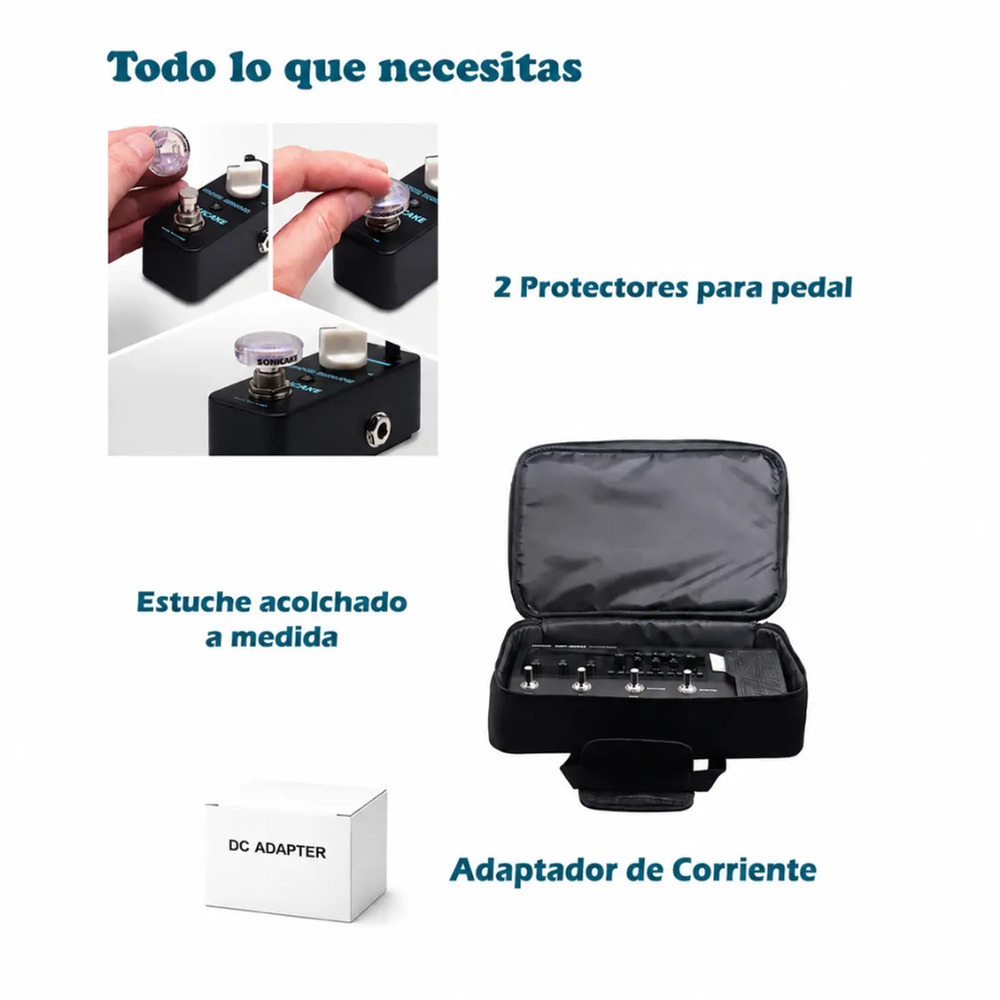 PEDALERA MULTIEFECTOS VALETON GP-100 PACK - 3