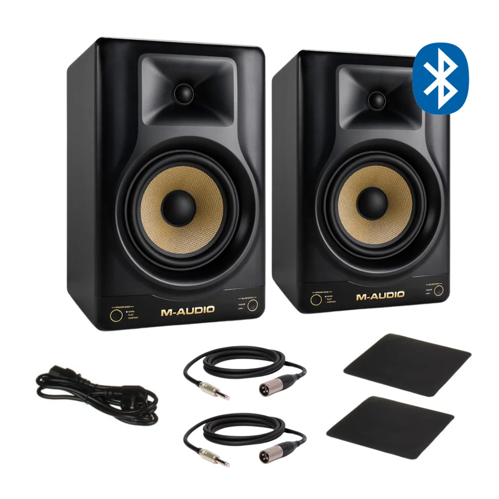 MONITOR DE ESTUDIO M-AUDIO FORTY SIXTY PACK - 2