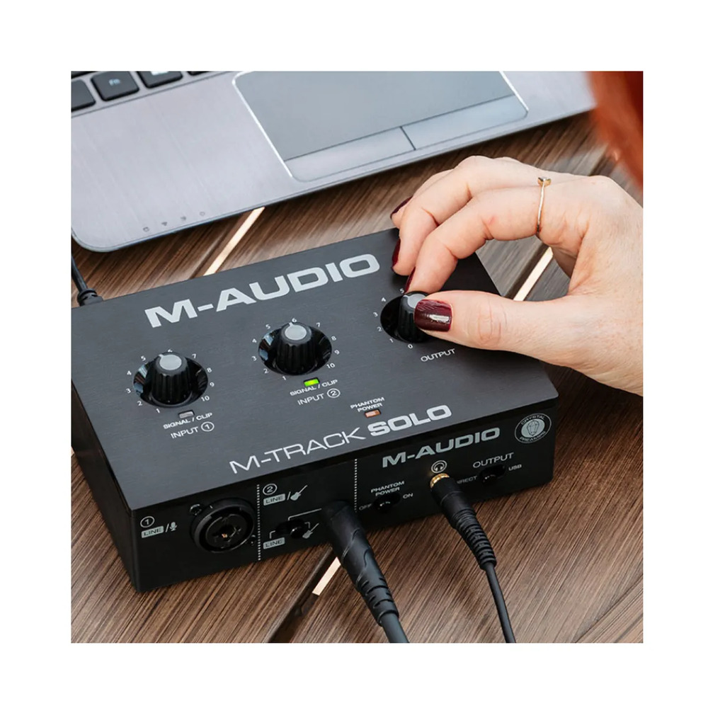 INTERFAZ DE AUDIO M-AUDIO M-TRACK SOLO - 4