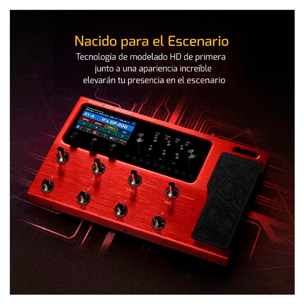 PEDALERA MULTIEFECTOS VALETON GP-200R PACK - 5