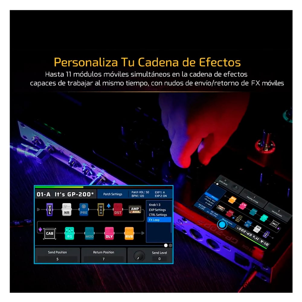 PEDALERA MULTIEFECTOS VALETON GP-200R PACK - 6