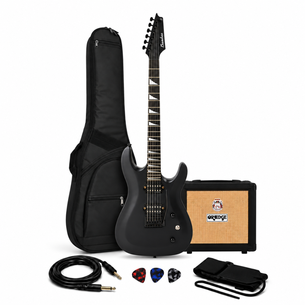 PACK ELECTRICO BAMBOO BOKY HH BLACK - AMPLIFICADOR ORANGE 12W - 1