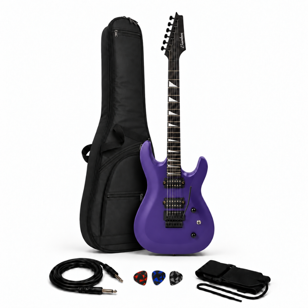 GUITARRA ELECTRICA BOKY HH PURPLE PACK - 1
