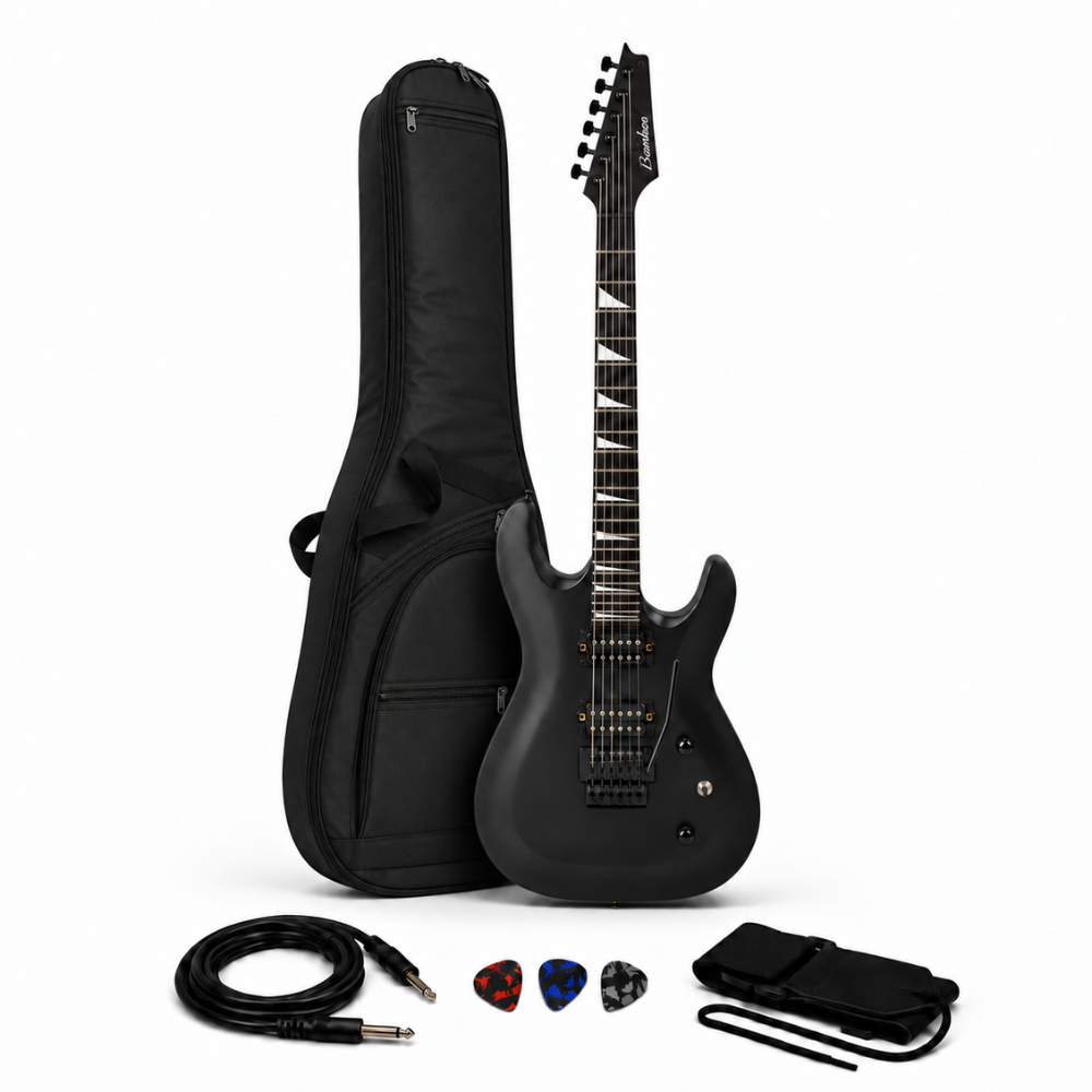 GUITARRA ELECTRICA BOKY HH BLACK - 1