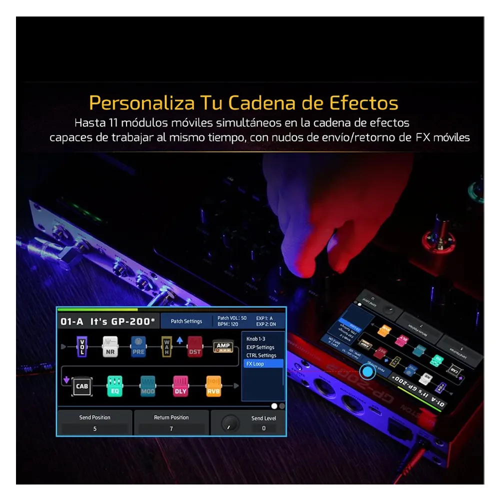 PEDALERA MULTIEFECTOS VALETON GP-200 PACK - 6