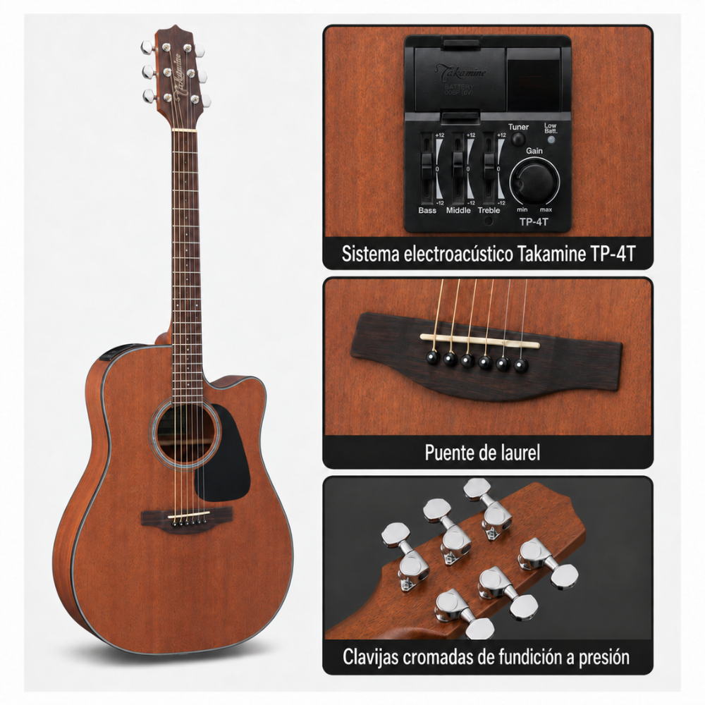 GUITARRA ELECTROACUSTICA GD11MCE NATURAL PACK - 2
