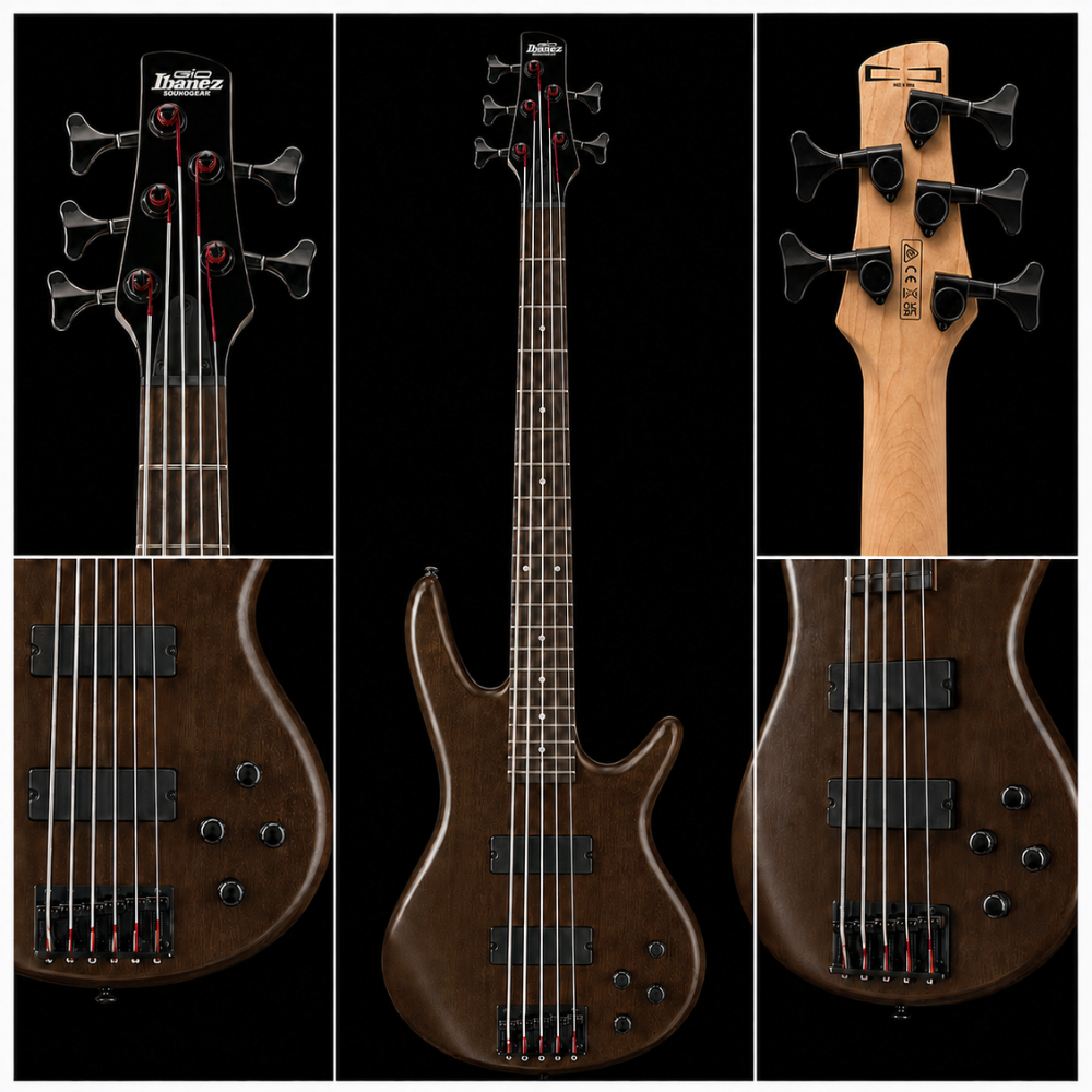 GIO BASS PACK GSR205B WALNUT FLAT - AMPLIFICADOR JOYO 30W - 5