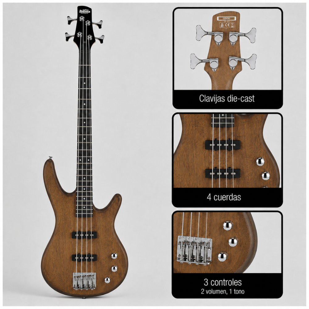 GIO BASS PACK GSR180 LIGHT BROWN FLAT - AMPLIFICADOR JOYO 30W - 2