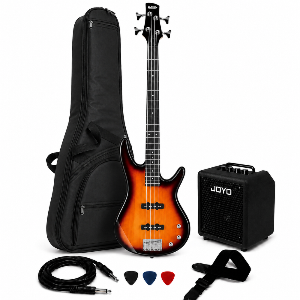 GIO BASS PACK GSR180 BROWN SUNBURST - AMPLIFICADOR JOYO 30W - 1