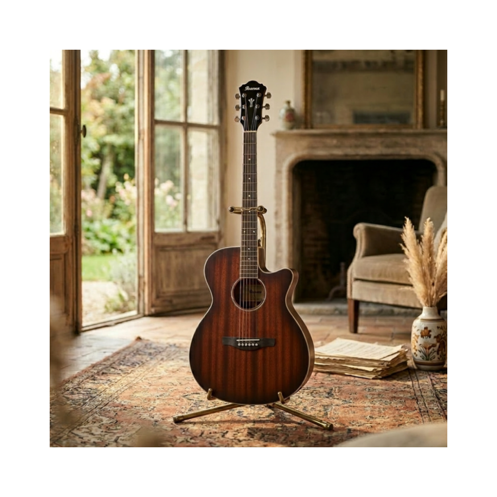 GUITARRA ELECTROACUSTICA AEG7MH VIOLIN SUNBURST HIGH GLOSS PACK - 6