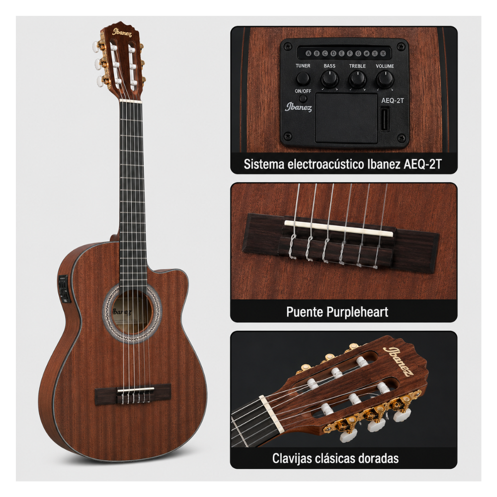 GUITARRA ELECTROACUSTICA GA5MHTCE OPEN PORE NATURAL PACK - 2