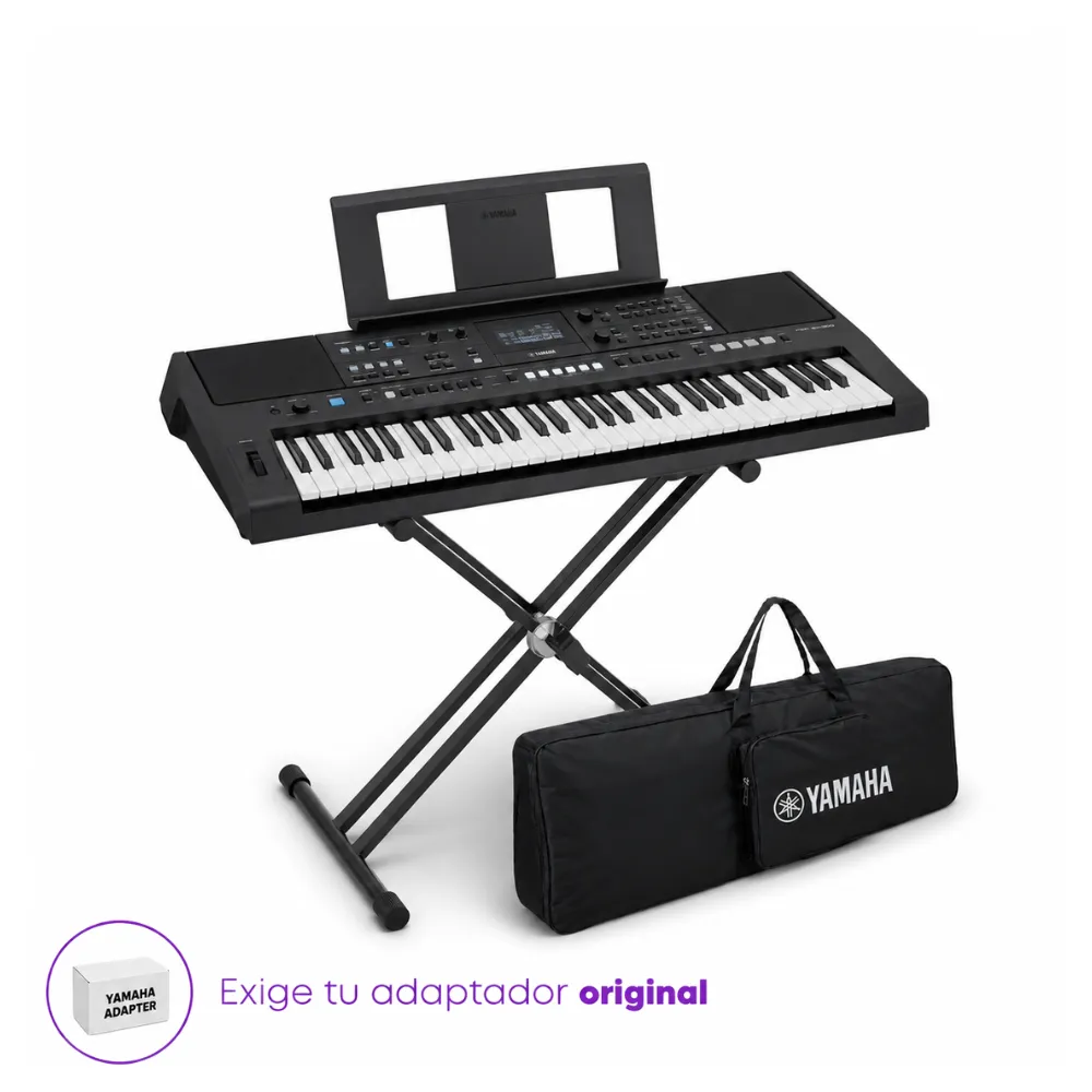 TECLADO YAMAHA PSR-E483 PACK CRISTIANO AVANZADO - 1