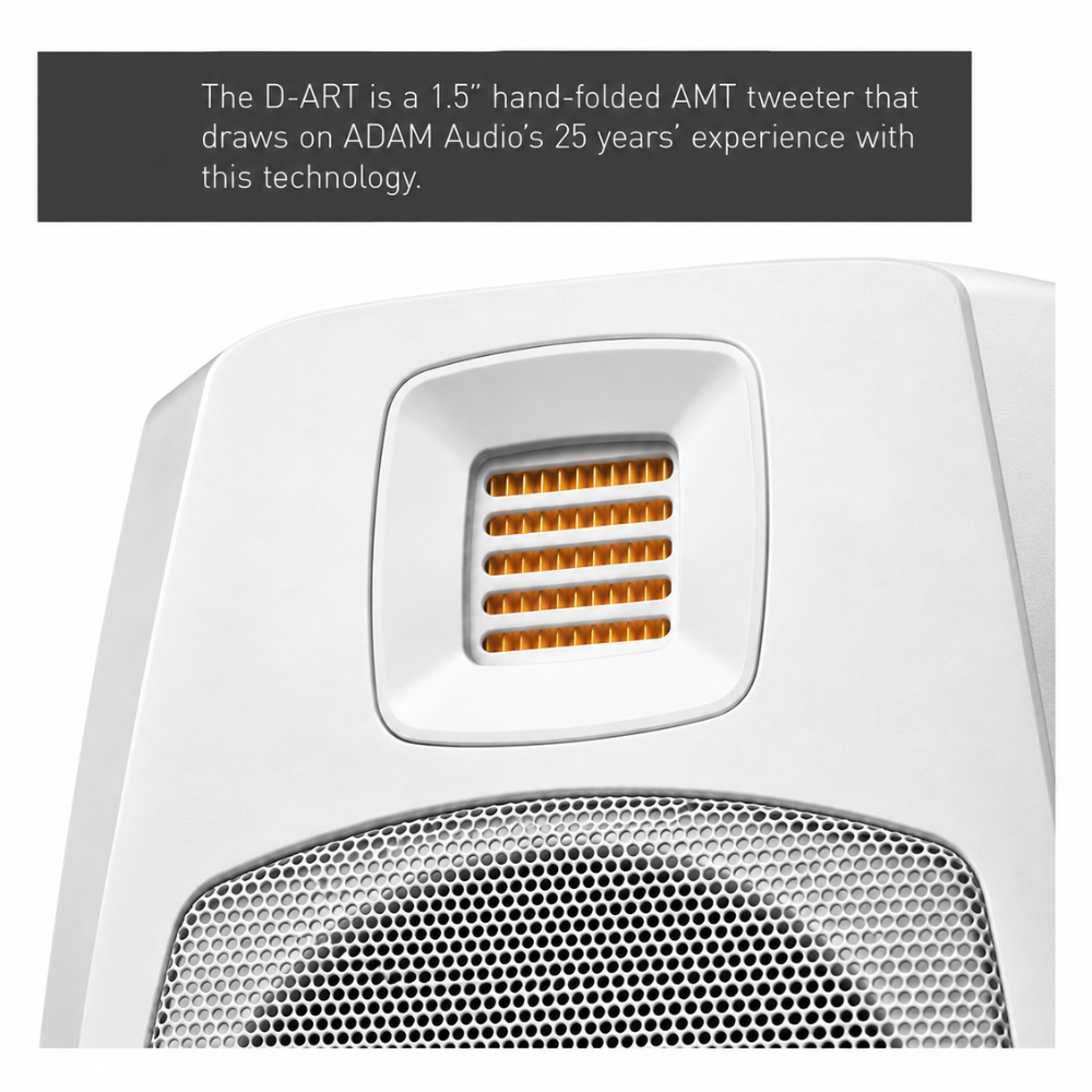 MONITOR DE ESTUDIO ADAM AUDIO D3V WHITE PAR - 5