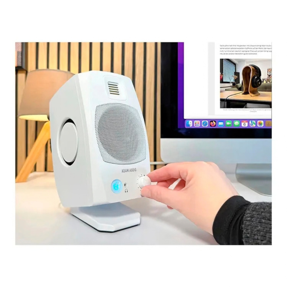 MONITOR DE ESTUDIO ADAM AUDIO D3V WHITE PAR - 6
