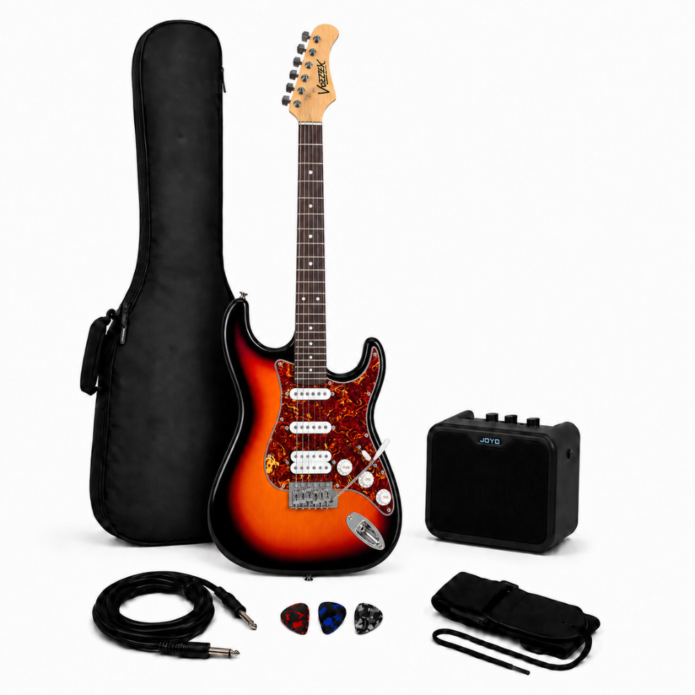 PACK ELECTRICO STRATO SSH SUNBURST RD- AMPLIFICADOR JOYO 10W - 1